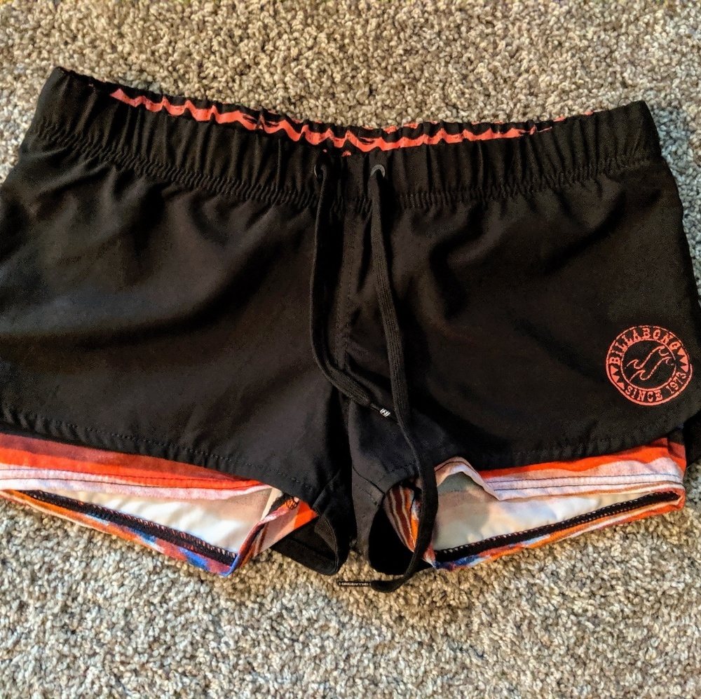 Women's Billabong Board Shorts, Black/Multi